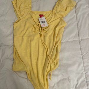 NEW Yellow Guess Bodysuit-Size:XL